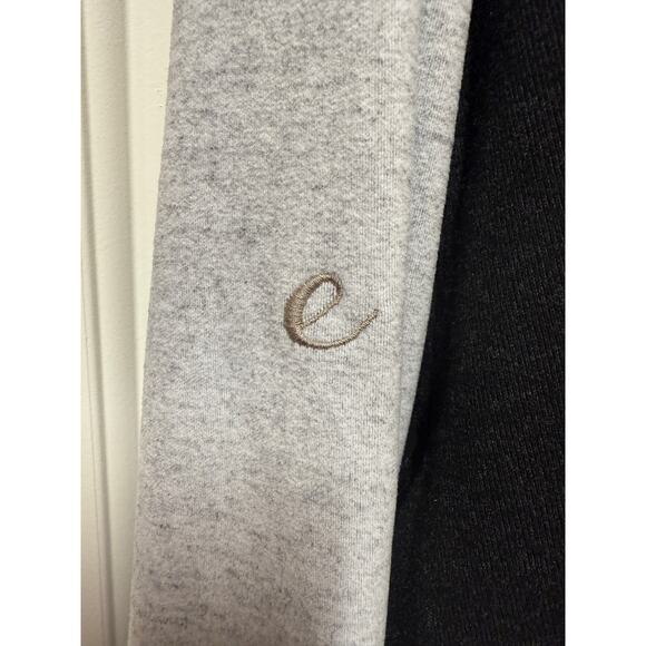 Johnny Was Calme Mockneck Cozy Sweatshirt Women Large Black Gray - Picture 3 of 5